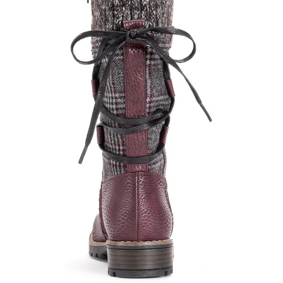 *coming* MUK LUKS Black Joni Boots Women's - Picture 5 of 6